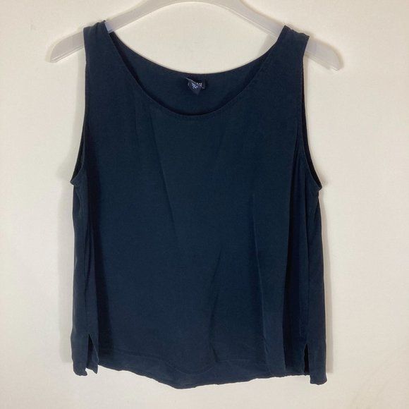 Eileen Fisher Tops - Eileen Fisher Black Silk Women's Tank Top L as is